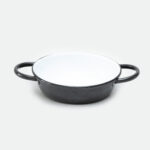 PAELLERA MEDIANA 19 CM C/ASAS INT. BLANCO