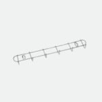 CUELGA UTENCILLOS CROMADO P/PARED