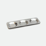 COPETINERO DE ACERO 3 BOCAS 9 X 28 CM 61306