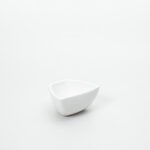 BOWL TRAPEZOIDAL CHICO CERAMICA BLANCO LISO