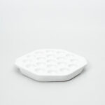 PROVOLETERA DE CERAMICA 19 BOCADOS BLANCA LISA