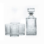 SET BOTELLA + VASOS WHISKY BLOODY HORSE