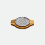 GRILL REDONDO OBI + BASE DE MADERA