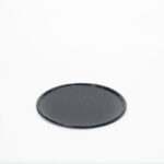 PLATO PLAYO ENLOZADO PIZZERO SIN ALA NEGRO 22 CM