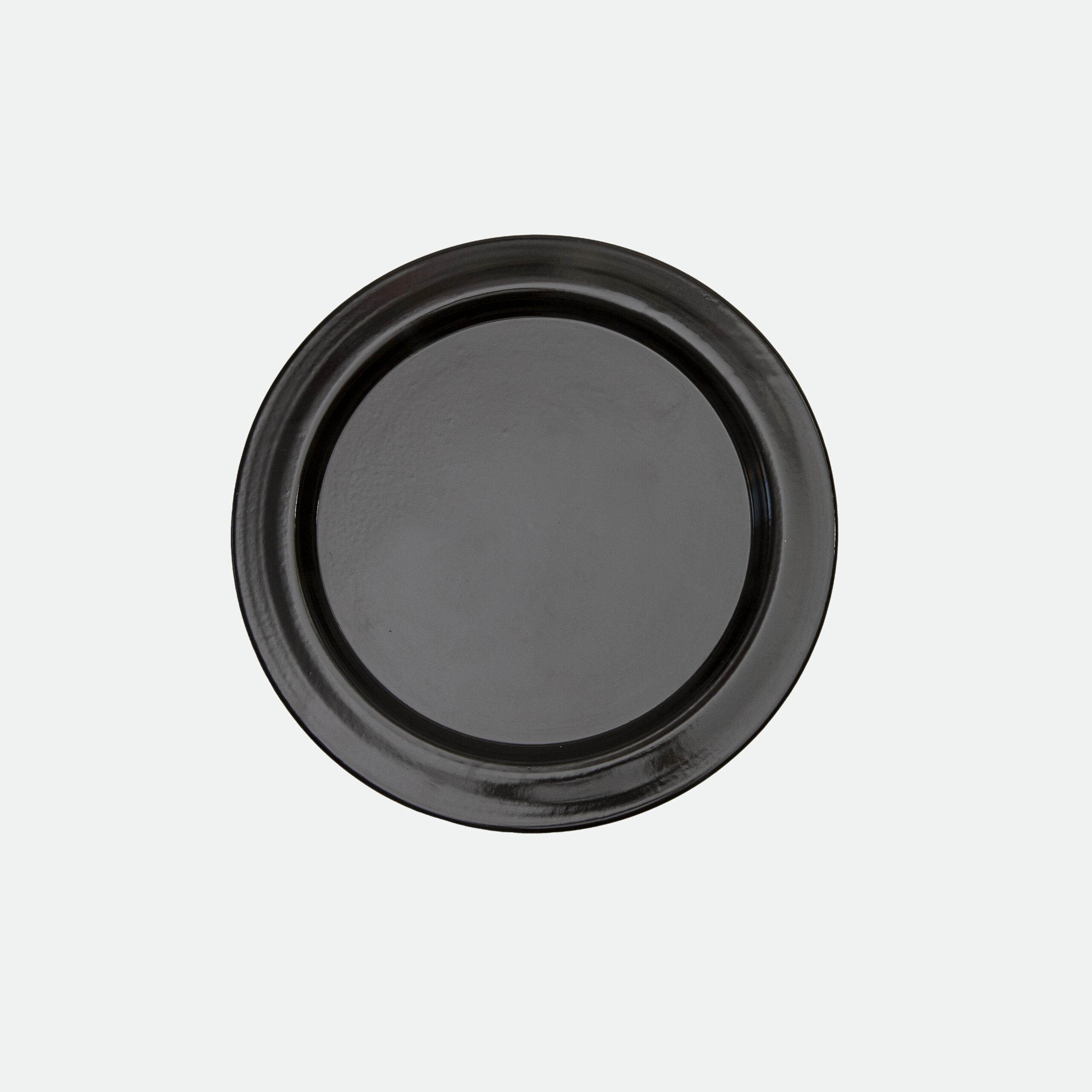 Imágen principal de 8140 - PLATO PLAYO 23 CM ENLOZADO NEGRO PLATO PLAYO 23 CM NEGRO - Imagen 1