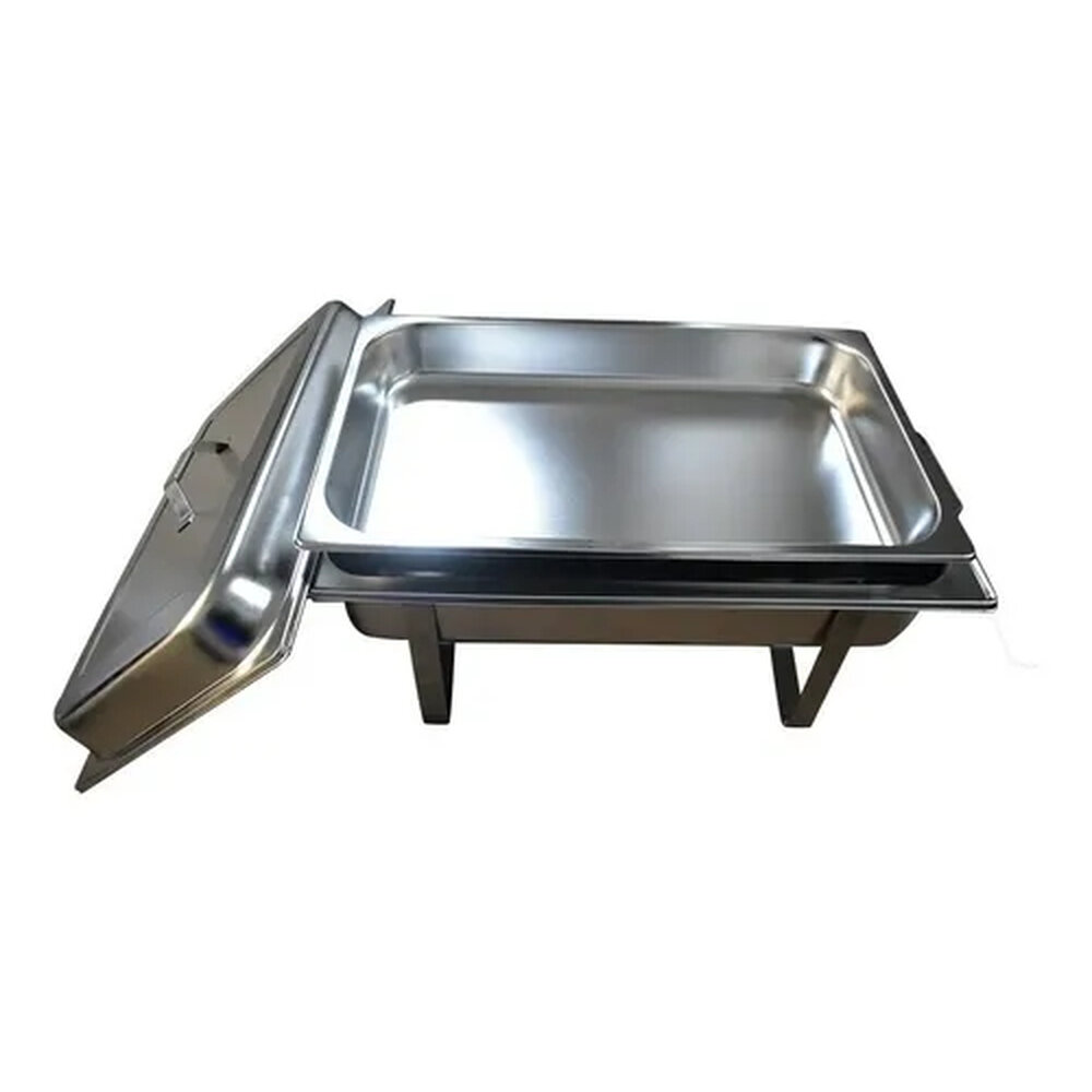Imágen principal de 1317 - CHAFING RECTANGULAR DOBLE 9 LTS. ACERO INOX (01014DUN094) CHAFING RECTANGULAR DOBLE 9 LTS. ACERO INOX (01014DUN094) - Imagen 1