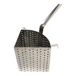 CANASTO CUCCI PASTA TRIANGULAR 14 CM ACERO (61266)