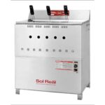 FREIDORA AUTOMÁTICA 42 LTS. GAS ACERO SOL REAL