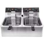 FREIDORA ELECTRICA 2 TANQUES 12 LTS TOT. TB-FR 6V2 TURBO BLENDER