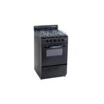 COCINA 4 HORNALLAS VINTAGE NEGRA C/PLACA 550 MORELLI (18031)