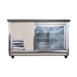 HELADERA TIPO VITRINA 1,6 MTS RECTA MOTOR 1/3 C/ FRIO FORZ.