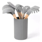 SET UTENSILLOS 9 PZAS  GRIS  (CAR. 6880 FGR)