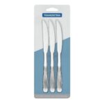 CUCHILLO ASADO BLISTER X 3 ATHENAS (MYF.66940/181)