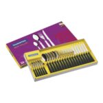 JGO. CUBIERTOS 24 PZAS F/NEGRO NEW KOLOR (MYF.23198/093)