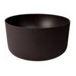 BOWL PLAST. RECTO 14X8CM NEGRO (CAR. 6314)
