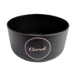 BOWL PLAST. RECTO 18X9CM NEGRO (CAR. 6318)