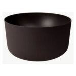BOWL PLAST. RECTO 23X11CM NEGRO (CAR. 6323)