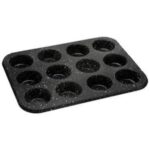 MOLDE P/MUFFIN X 12 35 CM NEGRO GRANITO  (CAR. 20028 FNE)