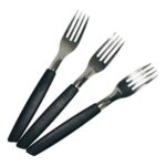 TENEDOR NEGRO NEW KOLOR BLISTER X 3  (MYF.23162/300)