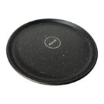 PLATO PLAST GDE 25CM LGRANITO-NGR  (CAR. 61368)