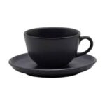 TAZA DE TE C/PLATO ONIX 200 CC 14 CM  (MT. AO04.1C05)