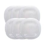PLATO POSTRE CARINE BLANC 19 CM  (MT. L4454)
