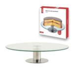 BASE DE TORTA VIDRIO GIRATORIA 35CM DIAM.  (CR.16678)