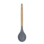 CUCHARA SCANDI SILIC. C/MGO. MAD. 31X6,5 CM LARHAUS  (MT. LH1042)