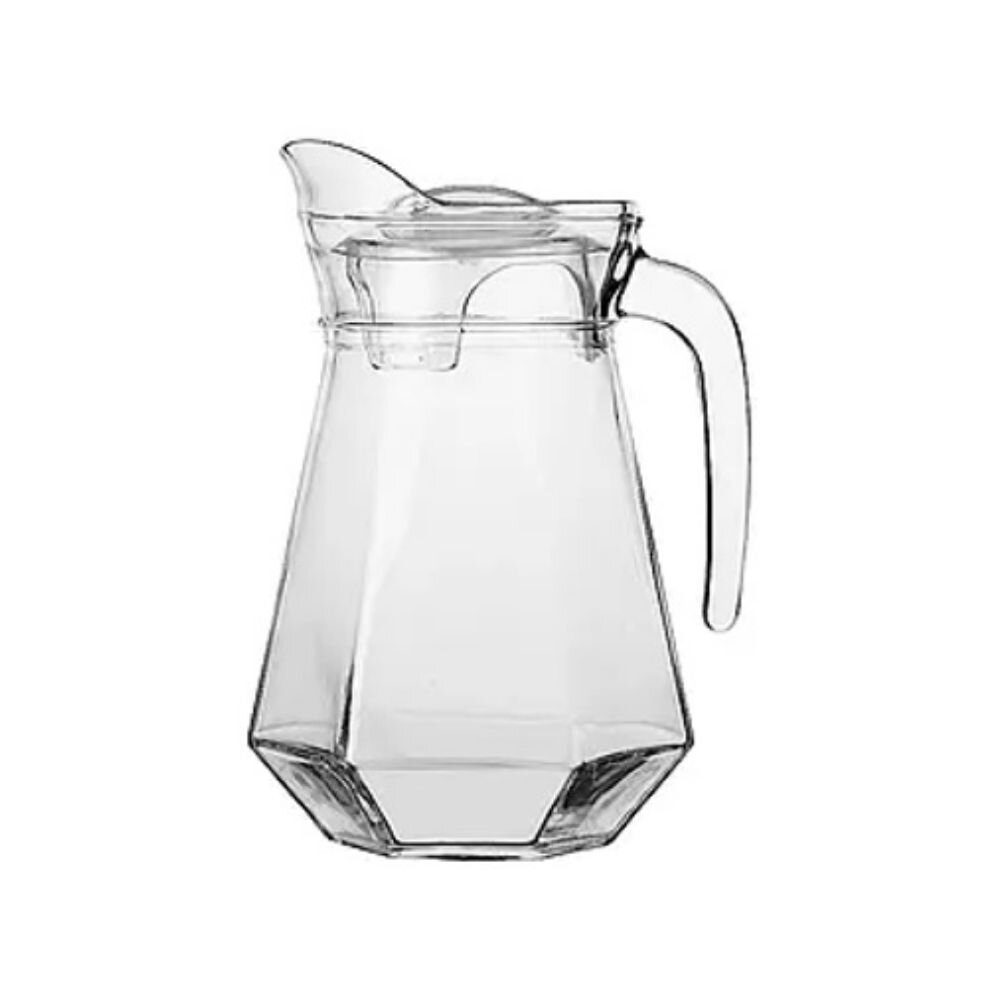 Imágen principal de 6557 - JARRA DE VIDRIO 1400 ML CON TAPA (CR.6671028) JARRA DE VIDRIO 1400 ML CON TAPA (CR.6671028) - Imagen 1