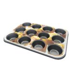 MOLDE CUP CAKES X 12 34.5x26x2.5 CM ANTI ADH. (CR.57914437)
