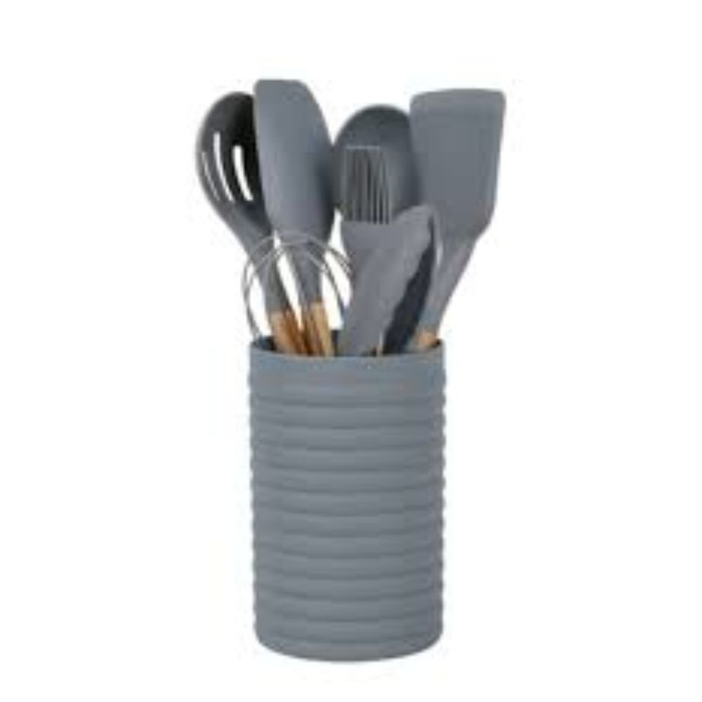 Imágen principal de 6745 - UTENSILIOS SILIC. C/MGO. MAD. SET X 8 LARHAUS (MT. LH1037) UTENSILIOS SILIC. C/MGO. MAD. SET X 8 LARHAUS (MT. LH1037) - Imagen 1