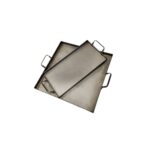 PLANCHA DE CHAPA 2 HORNALLAS 25 X 50 X 3 CM.