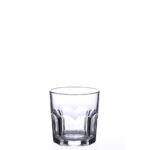 VASO BAJO FACETADO 350 CC DURAX  (MT. A304)