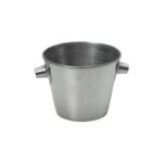 BALDE P/ HIELO C/ POMPON  2 PERSONAS AC. INOX.