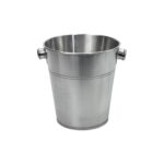 BALDE PARA CHAMPAGNE ACERO INOX.