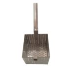 CANASTO CUCCI PASTA CUADRADO 16 X 16 CM ACERO (61220)