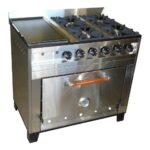 COCINA FEUDAL 4 MECHEROS HORNO PIZZERO + PLANCHA