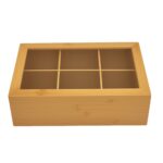 CAJA DE TE BAMBOO 6 DIVISIONES  (A.F. BBBATE06)