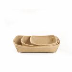 PANERA CUERINA CHICA 15 X 15 X 4 CM NATURAL