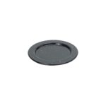 PLATO ENLOZADO NEGRO DE PAN 15 CM