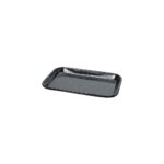 FUENTE ESTAMPADA ENLOZADA NEGRO 1/2 ALTURA 31 CM