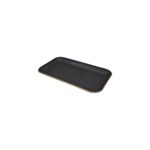 BANDEJA MADERA RECTANGULAR 25X14X3 CM NEGRA (23725 NEG)