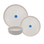 PLATO PLAYO 26 CM BLANCO JASPEADO ()