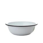 ENSALADERA ENL. 20 CM BLANCA BORDE NEGRO (CB. WJ207-20)