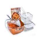 SARTEN CUADRADA 24 CM + ACC. COOL BAZAR 5 PZ (CB. HS-5005)