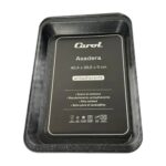 ASAD. RECT.42,4X28,5X5 NEGRO GRANITO  (CAR. 61201 FNE)