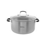 CACEROLA AC. INOX. 26 CM. C/ANTIADH.  (HU.GIM37)