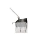 CANASTO CUCCI PASTA TRIANGULAR 16 CM ACERO (61268)