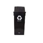 CESTO PAPELERO TAPA VAIVEN 100 LTS  NEGRO    (PIR100)