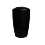 RECIP P/RESIDUOS 14LTS NEGRO TAPA FIJA